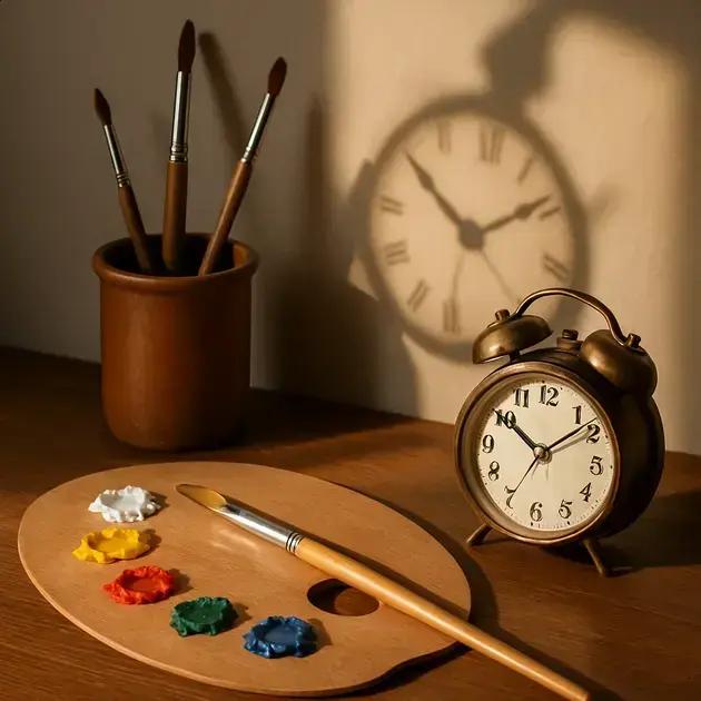 A Sombra e o Tempo: Pintando a Passagem das Horas Através da Luz