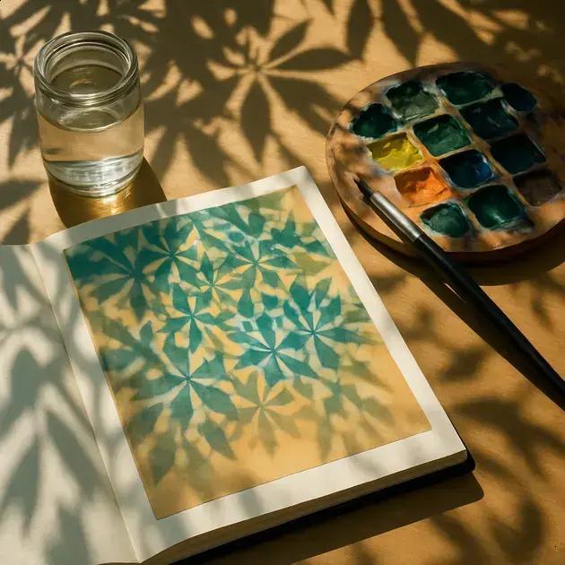 Como Pintar Sombras Projetadas de Vegetação: O Efeito Caleidoscópio