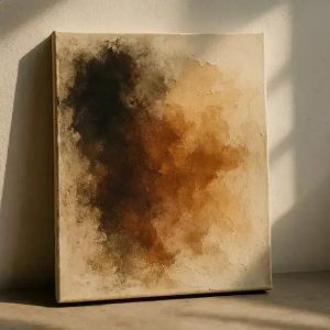 Pintura de Sombras Abstratas: Foco na Textura e na Mancha